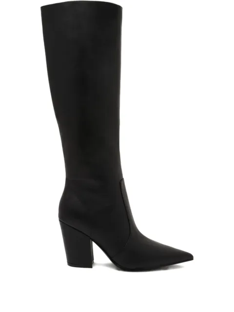 GUESS USA 85mm Nariel pointed block-heel boots Black FLFNRLLEA11C0006BLACK