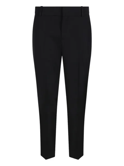 Balmain button-fastening wool trousers Black FH1PM037WC090PA