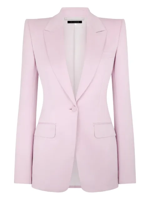 TOM FORD single-button blazer Pink GI3054FAX1602DP106