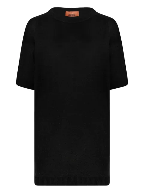 Missoni short-sleeve crew-neck T-shirt Black DS25WN04BK01BYL905E