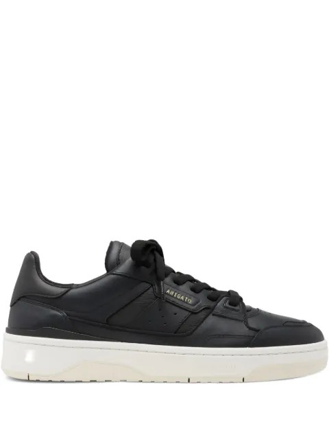 Axel Arigato Clay leather panelled sneakers Black F3528002BLACKOFFWHITE