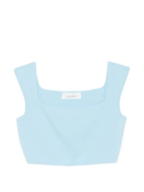 Max Mara square-neck sleeveless top Blue 2323610631600