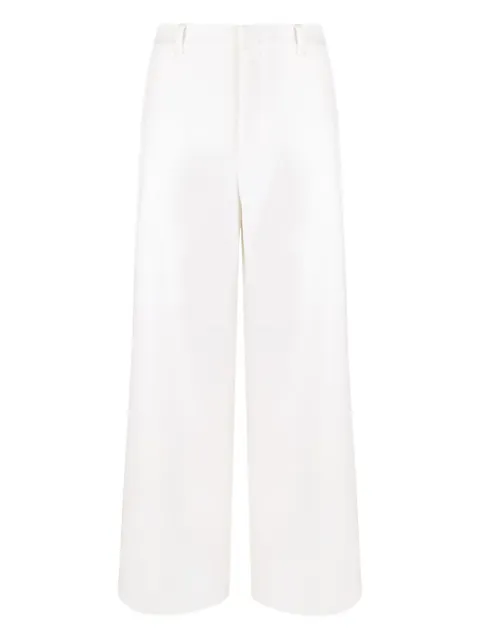 'S Max Mara belt-loops trousers White 2529786021600