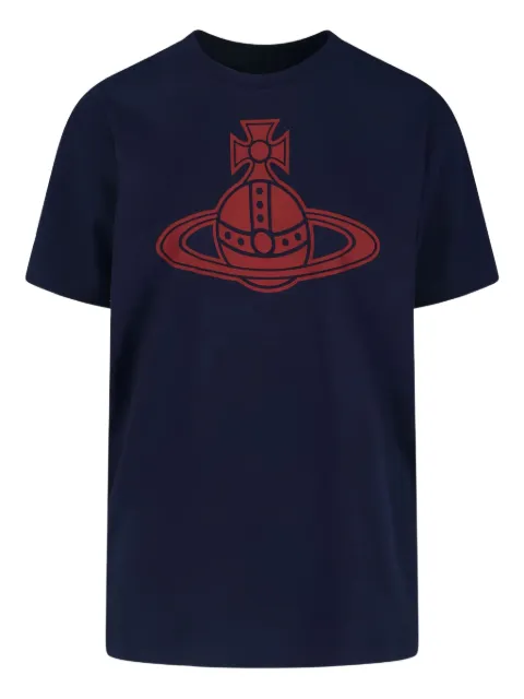 Vivienne Westwood orb graphic t-shirt Blue 3G010049J001MK