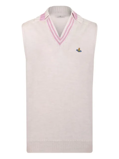 Vivienne Westwood Fisherman striped vest Neutrals 2701002QY002MP