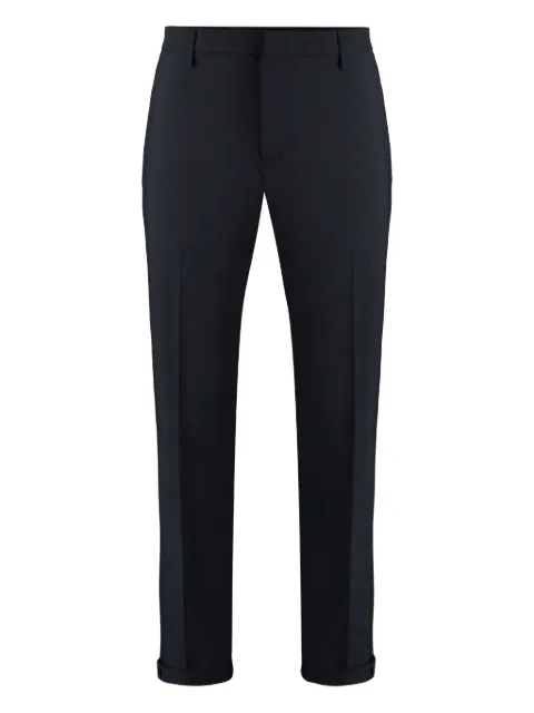 DONDUP roll-up cuffs tailored trousers Blue UP235FS0268U