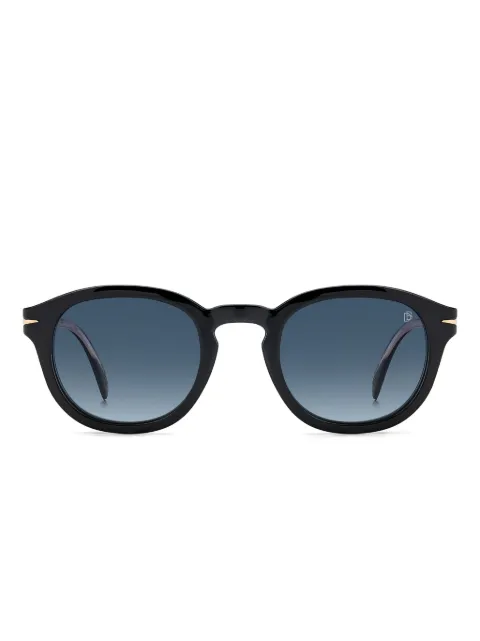 Eyewear by David Beckham round-frame glasses Black DB1080CS
