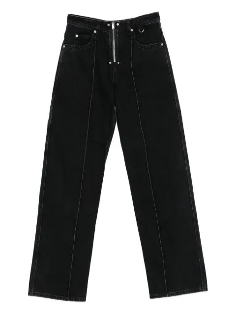 ISABEL MARANT Stelyna zip-fly panelled jeans Black PA0621FAC4H01I