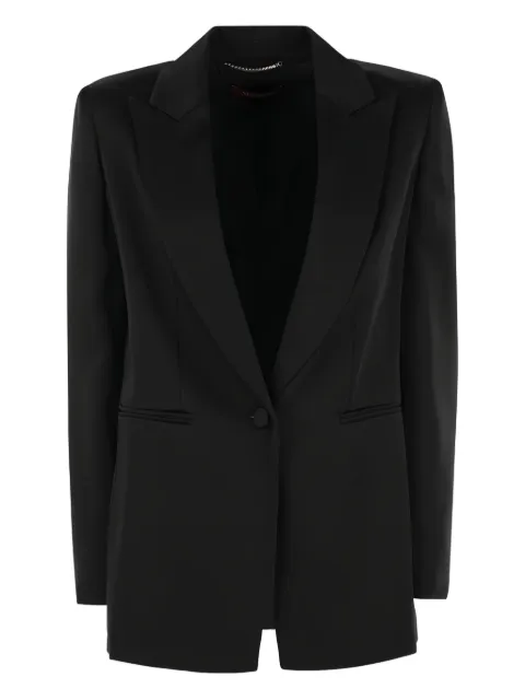 Max Mara tuxedo-style tailored blazer Black 2516041023600