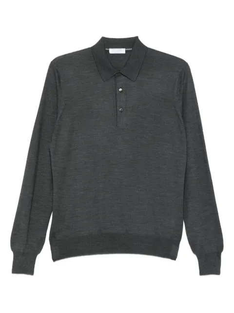 Gran Sasso long-sleeve polo shirt Grey 4513214790