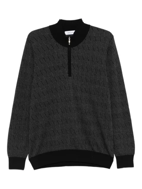 Gran Sasso virgin wool half-zip sweatshirt Black 4312014772