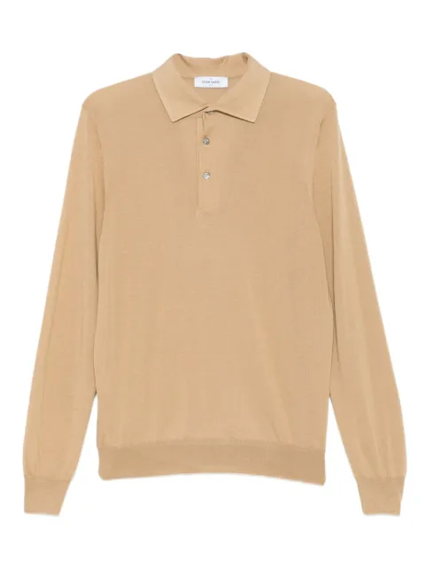 Gran Sasso long-sleeve polo shirt Brown 4310514789