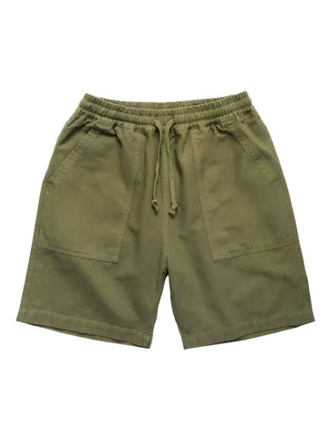 Service Works Chef logo-patch shorts Green SW018S25