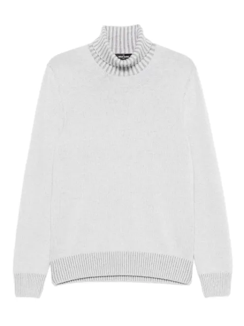 Gran Sasso ribbed-knit turtleneck sweater Grey 2311515513