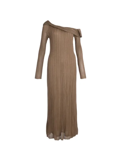 SIGNIFICANT OTHER Alex long-sleeve maxi dress Brown SC2504151D