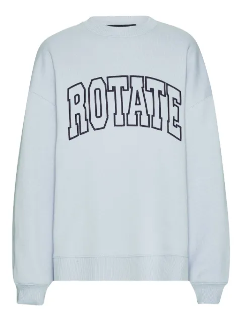ROTATE BIRGER CHRISTENSEN embroidered-logo sweatshirt Blue 114376184