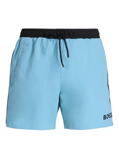 BOSS drawstring swim shorts Blue 50514429
