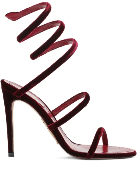 René Caovilla leather sandals Red C12478105VL013063