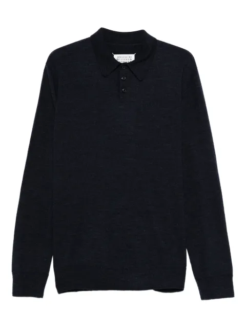Maison Margiela long-sleeves polo shirt Blue S50GL0061M13098