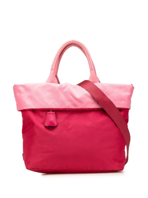 Prada Pre-Owned 2000-2024 Tessuto Reversible satchel Pink R1WXO3RWXMUA7TMQ