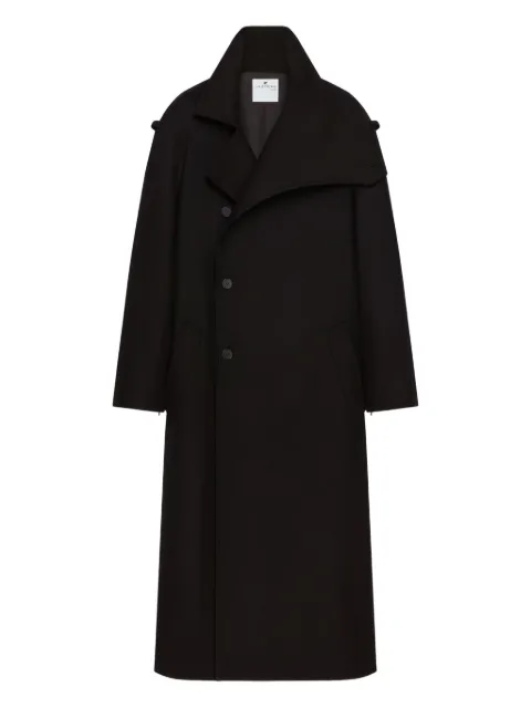 Courrèges double-breasted trench coat Black 325CMA236WO0036