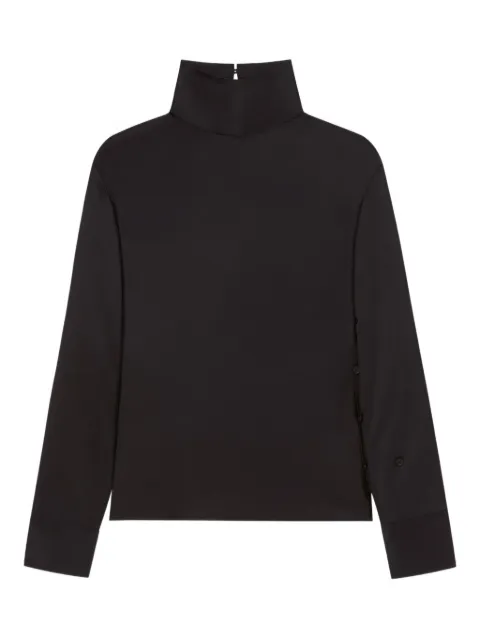 Courrèges asymmetric top Black 325CCH094VI0073