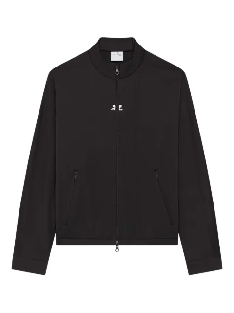 Courrèges zip-up AC-logo track jacket Black 325JVE134JS0250