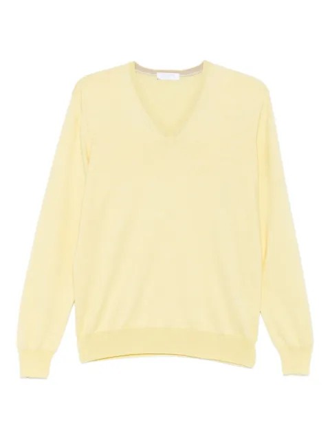 Gran Sasso V-neck top Yellow 5713123291