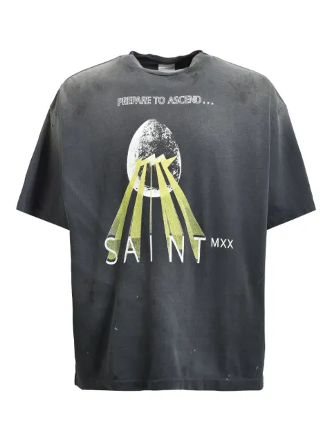 SAINT MXXXXXX graphic-print T-shirt Grey SMHR80000007BLK