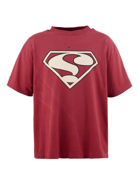 SAINT MXXXXXX graphic-print T-shirt Red SMHR80000030BUR
