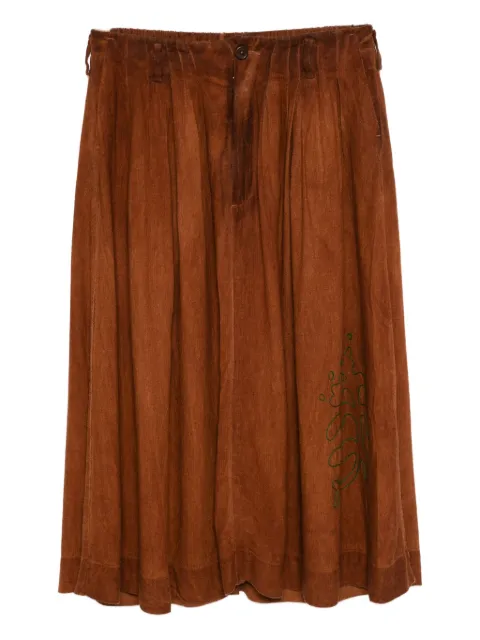 Kinyan Lam pleated skirt Brown JYCV2SKT03