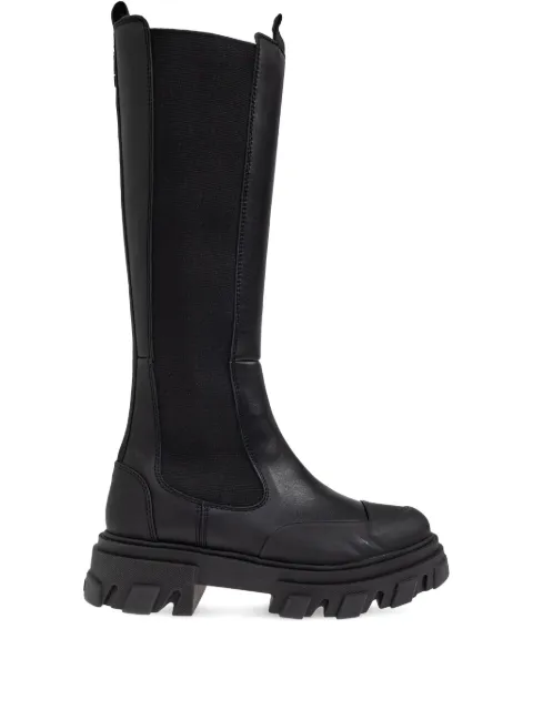 GANNI 55mm knee-high boots Black S3240