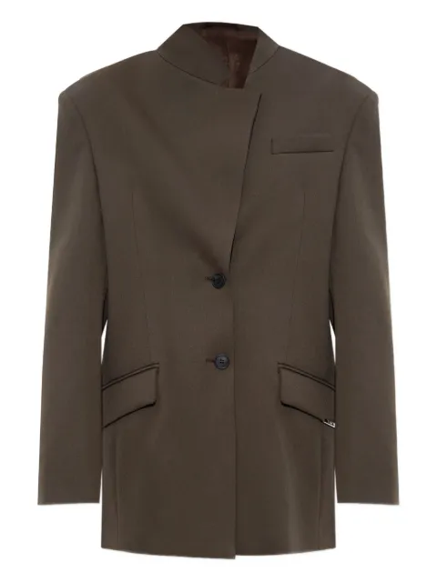 The Attico single-breasted blazer Brown 251WCG00084WWW061AA