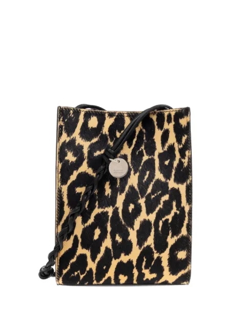 Jil Sander small Tangle leopard-print shoulder bag Neutrals J07WG0001P8575