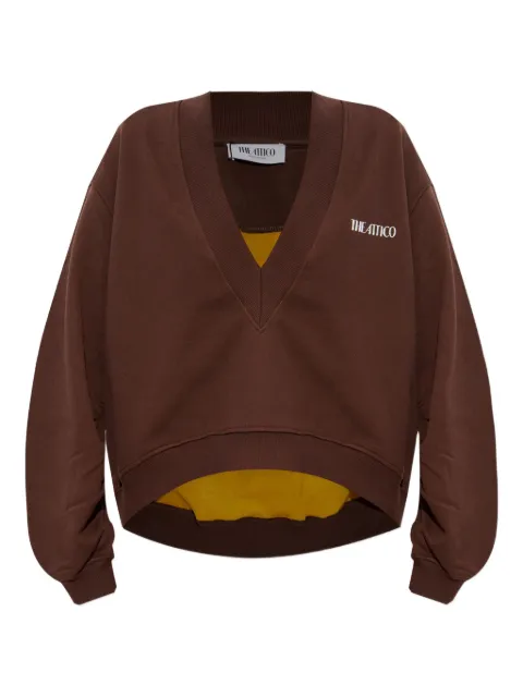 The Attico V-neck sweatshirt Brown 251WCF00010JJF007AA