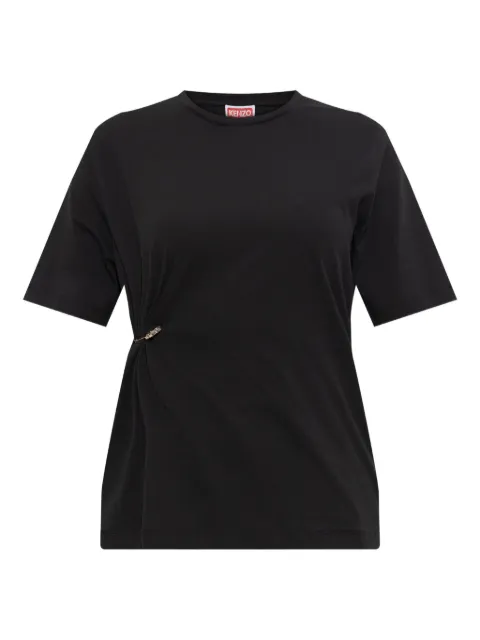 Kenzo safety-pin detail T-shirt Black FF62TS3514SG