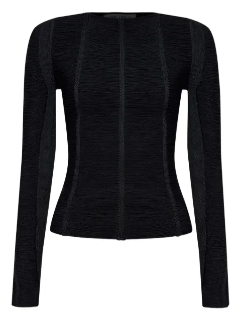 The Attico fringed top Black 251WCK00128KVV016AA
