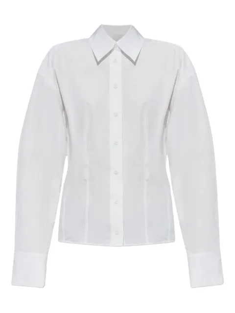 The Attico cotton fitted shirt White 251WCH00043CCC052AA