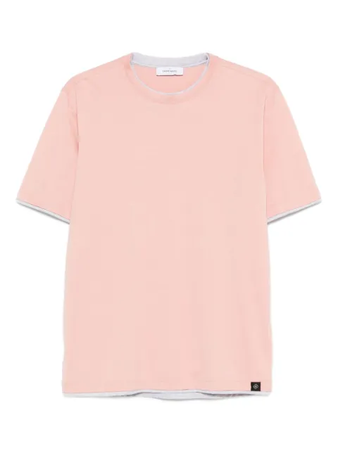 Gran Sasso layered cotton t-shirt Pink 6012373710
