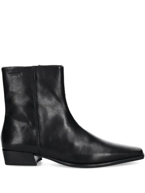 VAGABOND zip-detail pointed-toe boots Black 541600120
