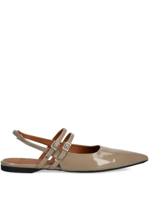 VAGABOND Hermine pointed-toe ballet flats Brown 573326009