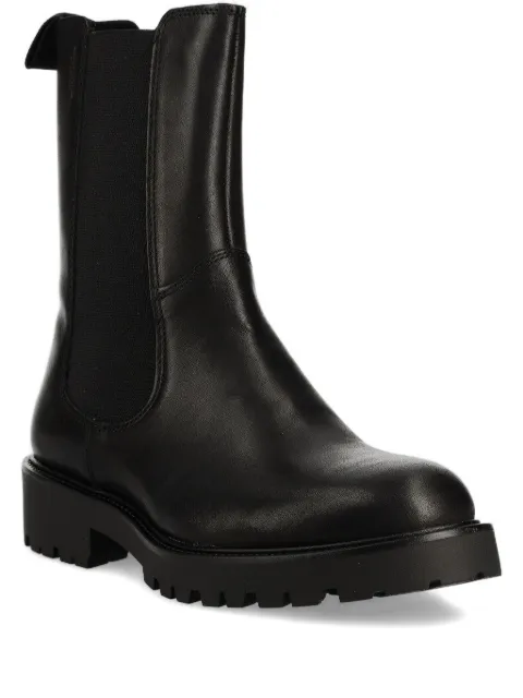 VAGABOND elastic-panel leather boots Black 524120120