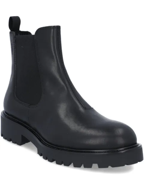 VAGABOND elastic-panelled leather boots Black 524150120