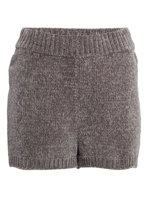 MAJORELLE Denitza chenille shorts Grey 1025354