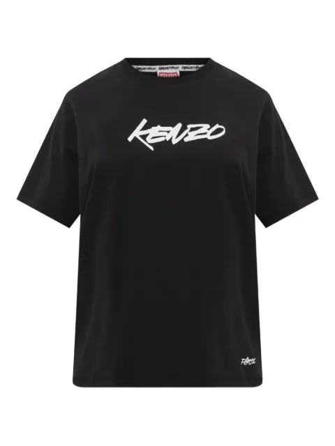 Kenzo logo-print T-shirt Black FF62TS5544SG