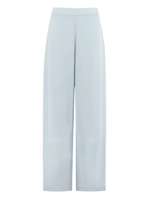 Clips elastic-waist wide-leg trousers Blue Z2249541