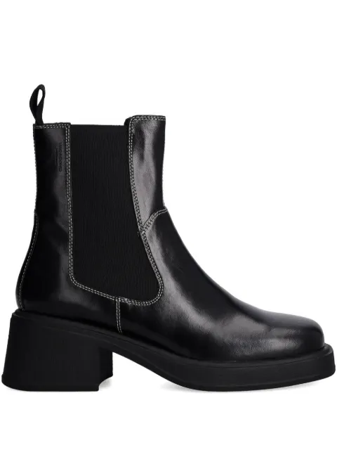 VAGABOND Dorah stretch panel block heel boots Black 564200187