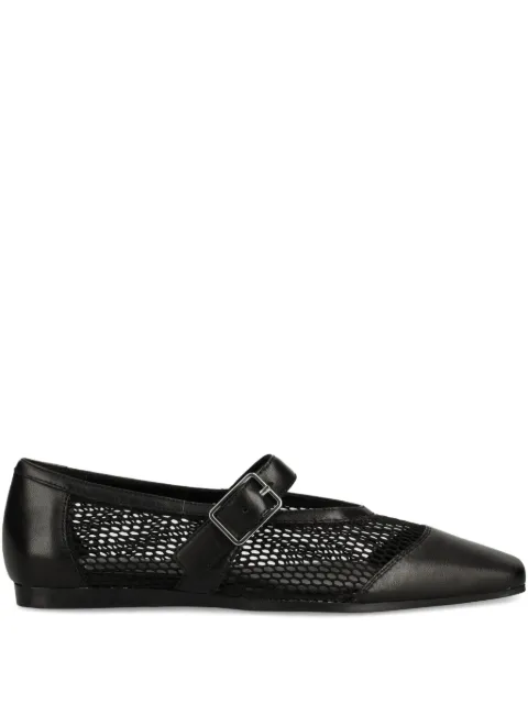 VAGABOND Wioletta buckle-fastening mesh ballet flats Black 570131520