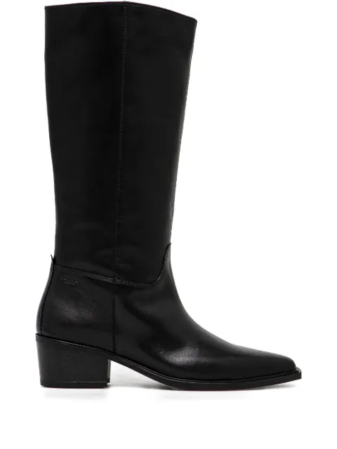 VAGABOND 40mm Kelsey pointed-toe leather boots Black 581000120