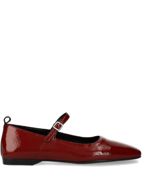 VAGABOND Delia patent leather ballet flats Red 530746042